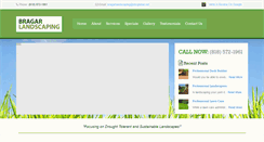 Desktop Screenshot of bragarlandscaping.com